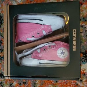 Converse first star hi top- pink
